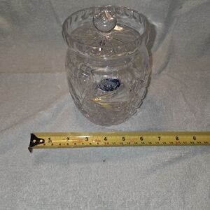 Bohemia Crystal Glass Jar